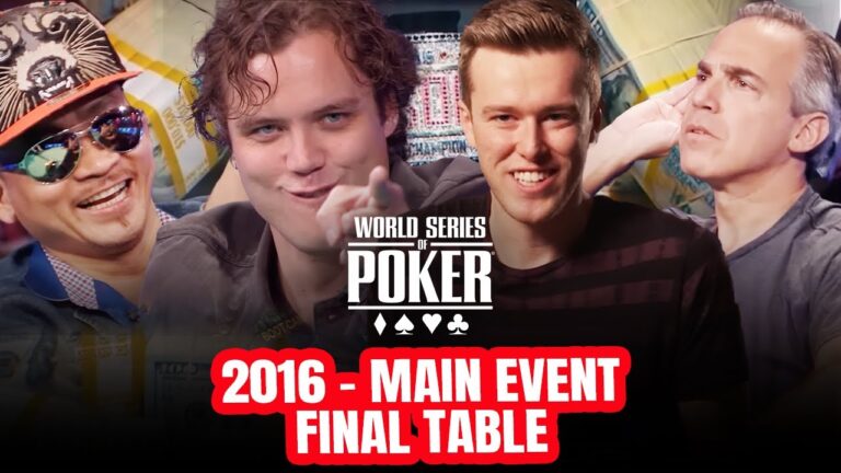 Video Thumbnail: World Series of Poker Main Event 2016 Final Table